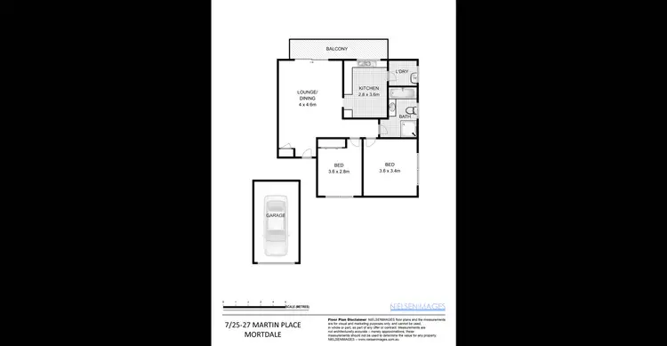 Floorplan of Homely apartment listing, 7/25 Martin  Place, Mortdale NSW 2223