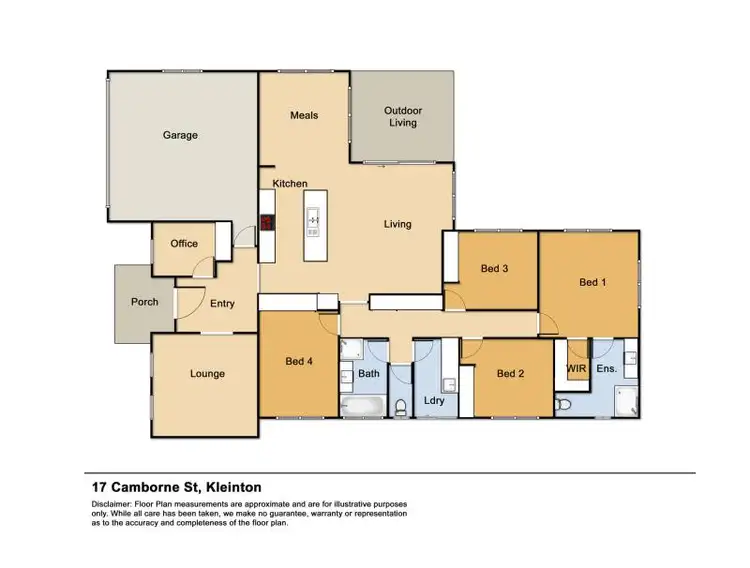 Floorplan of Homely house listing, 17 Camborne Street, Kleinton QLD 4352