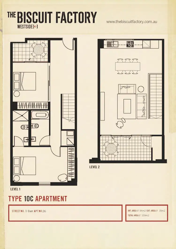 Floorplan of Homely apartment listing, 26/1 Barr Street, Camperdown NSW 2050