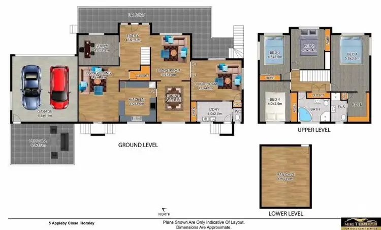 Floorplan of Homely house listing, 5 Appleby Close, Horsley NSW 2530