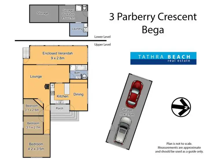 Floorplan of Homely house listing, 3 Parbery Crescent, Bega NSW 2550