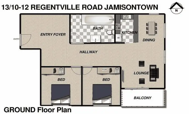 Floorplan of Homely apartment listing, Address available on request