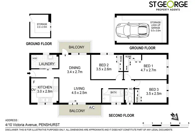 Floorplan of Homely apartment listing, 4/10 Victoria Avenue, Penshurst NSW 2222