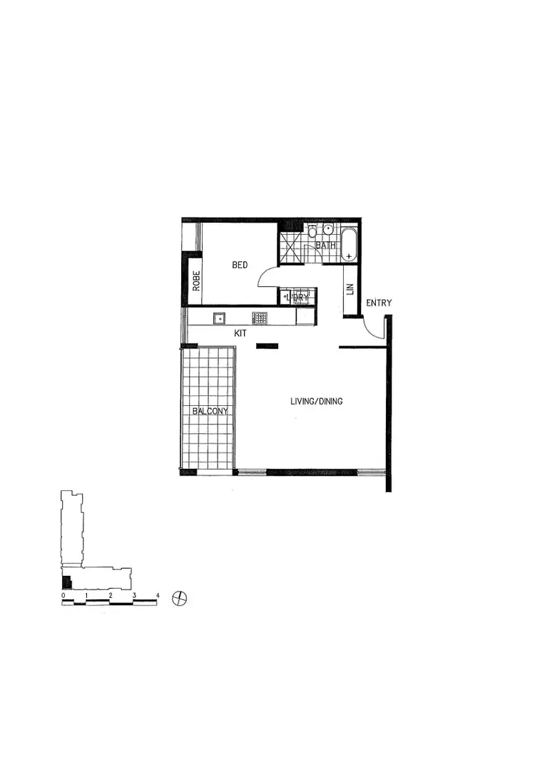 Floorplan of Homely apartment listing, 102/4 Alexandra Drive, Camperdown NSW 2050