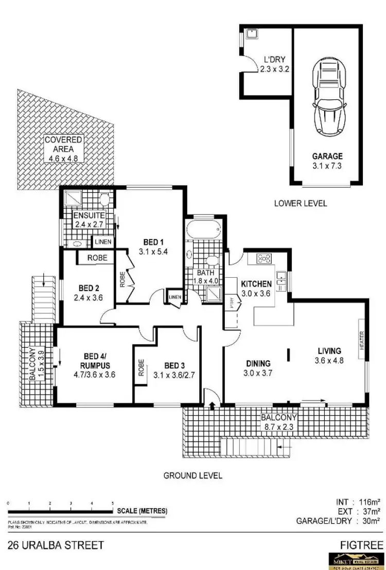 Floorplan of Homely house listing, 26 Uralba Street, Figtree NSW 2525