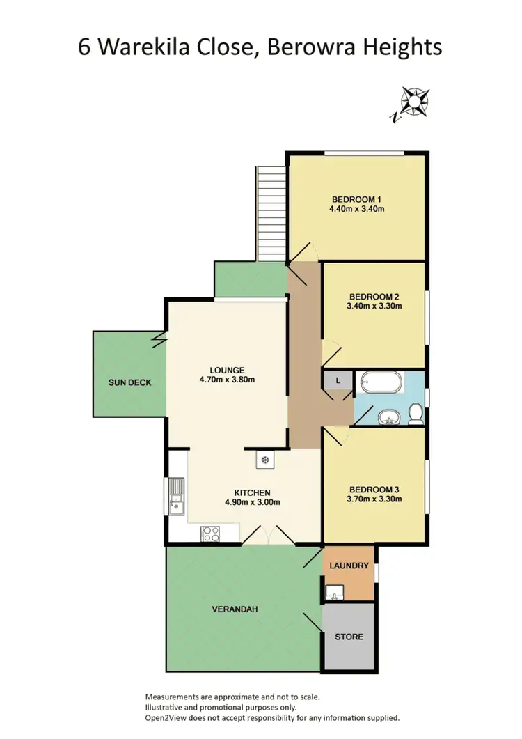 Floorplan of Homely house listing, 6 Warekila Close, Berowra Heights NSW 2082