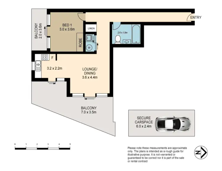 Floorplan of Homely apartment listing, 19/2-6 Bridge Road, Stanmore NSW 2048