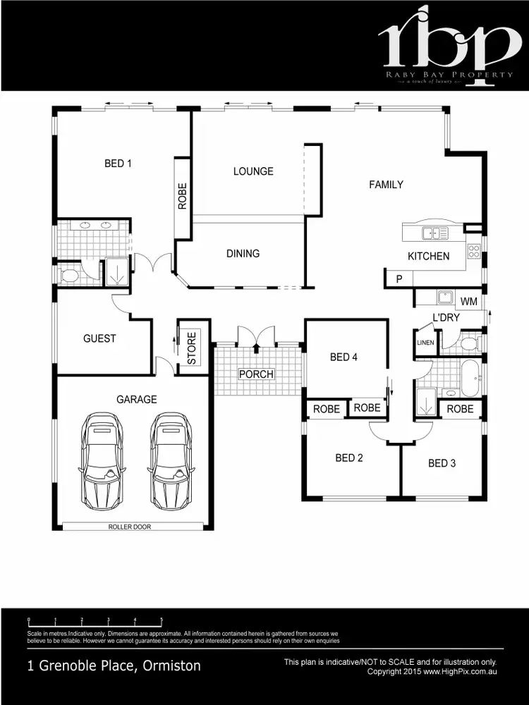 Floorplan of Homely house listing, 1 Grenoble  Place, Ormiston QLD 4160