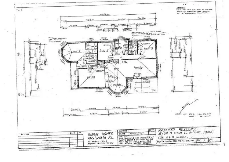 Floorplan of Homely house listing, 7 Epsom Close, Bacchus Marsh VIC 3340