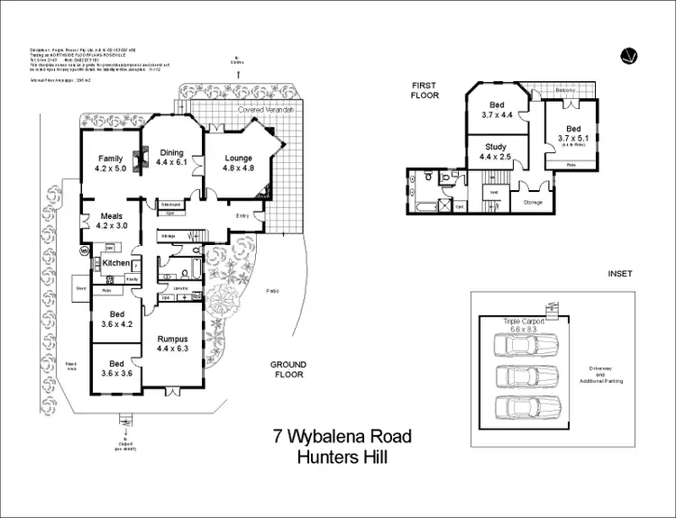 Floorplan of Homely house listing, 7 Wybalena Road, Hunters Hill NSW 2110