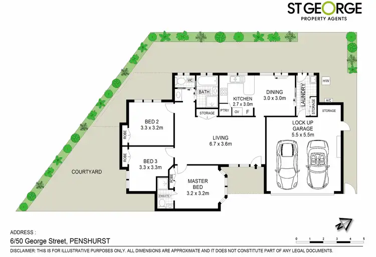 Floorplan of Homely villa listing, 6/50 George Street, Penshurst NSW 2222