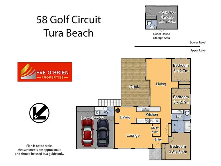 Floorplan of Homely house listing, 58 Golf Circuit, Tura Beach NSW 2548
