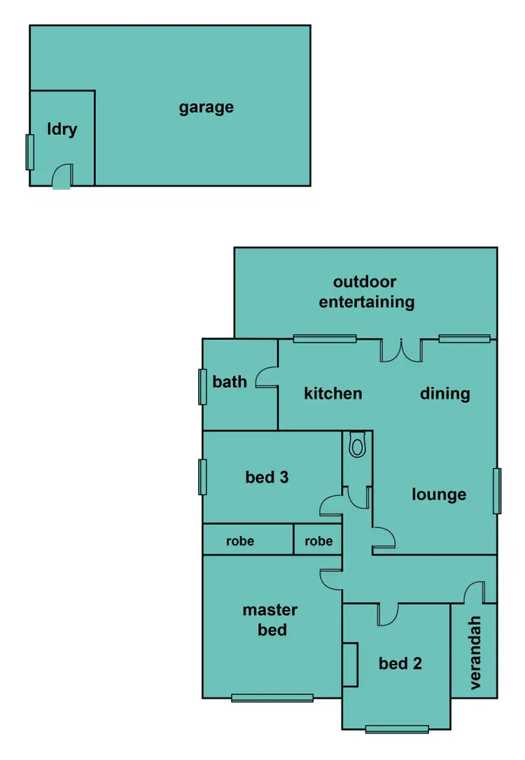 Floorplan of Homely house listing, 7 Queen Street North Street, Ballarat East VIC 3350