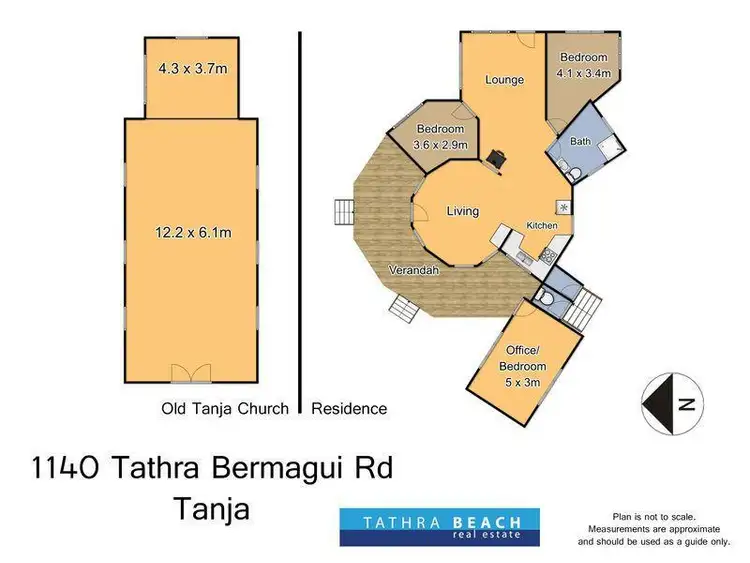 Floorplan of Homely rural property listing, 1140 Tathra-Bermagui Road, Tanja NSW 2550