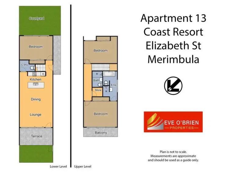Floorplan of Homely townhouse listing, 13/1 Elizabeth Street, Merimbula NSW 2548