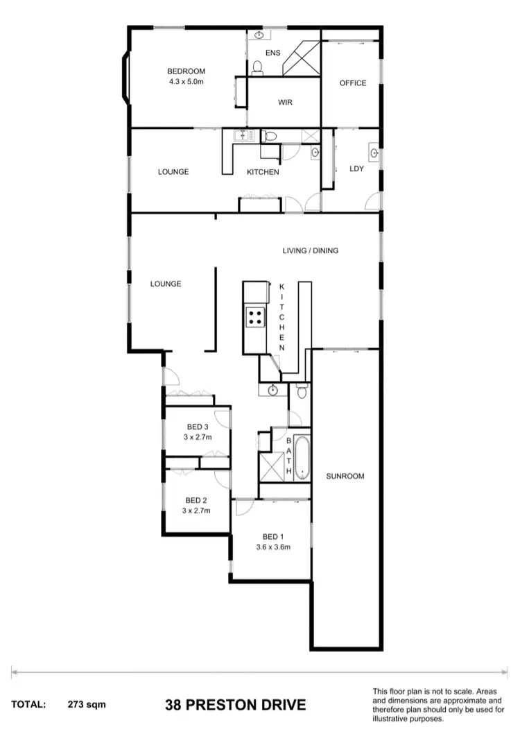 Floorplan of Homely house listing, 38 Preston Drive, Macksville NSW 2447