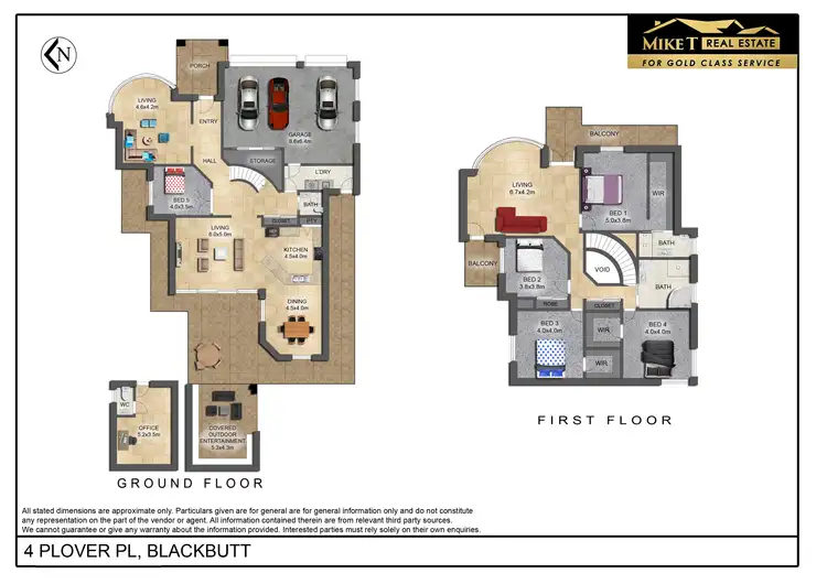 Floorplan of Homely house listing, 4 Plover Place, Blackbutt NSW 2529