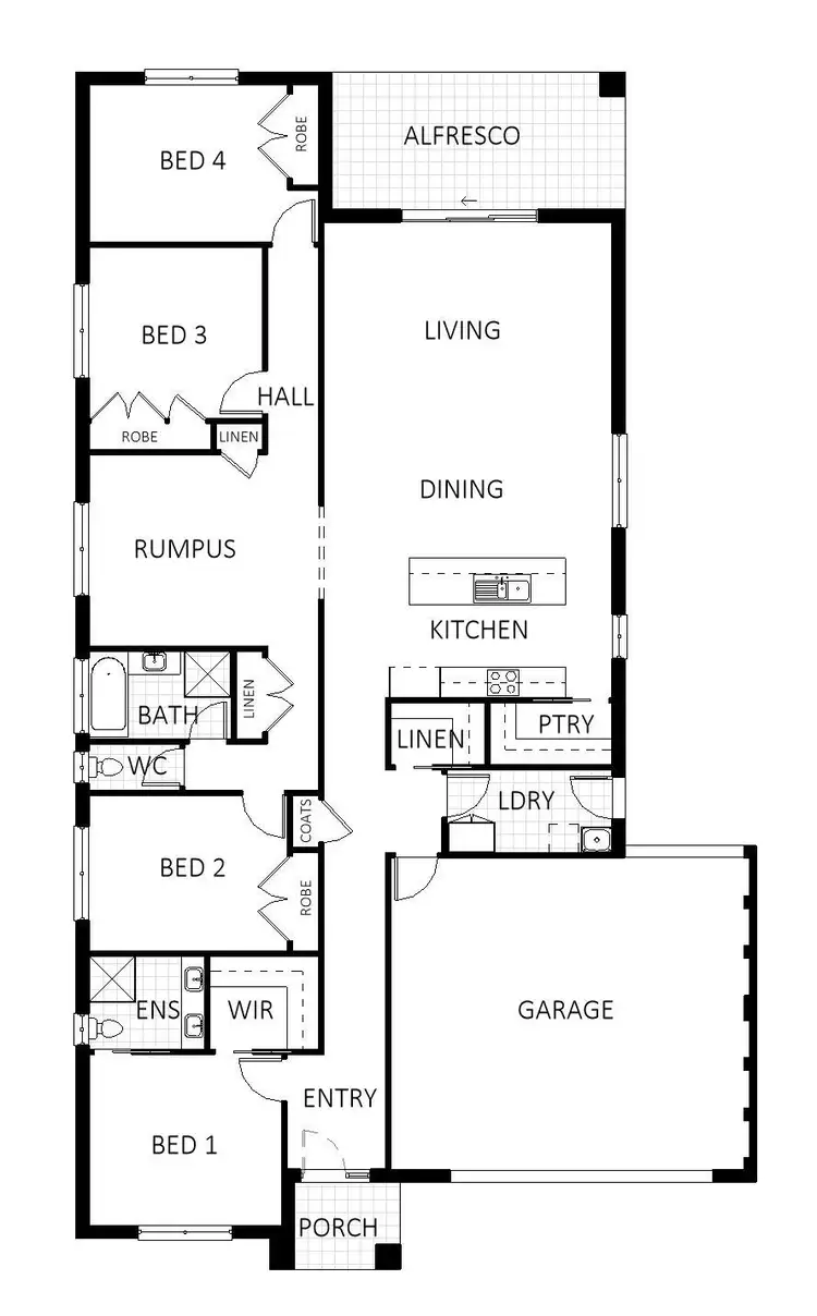 Floorplan of Homely house listing, 12 Monk Lane, Grantville VIC 3984