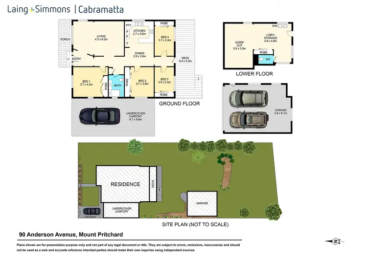 Floorplan of Homely house listing, 90 Anderson Avenue, Mount Pritchard NSW 2170