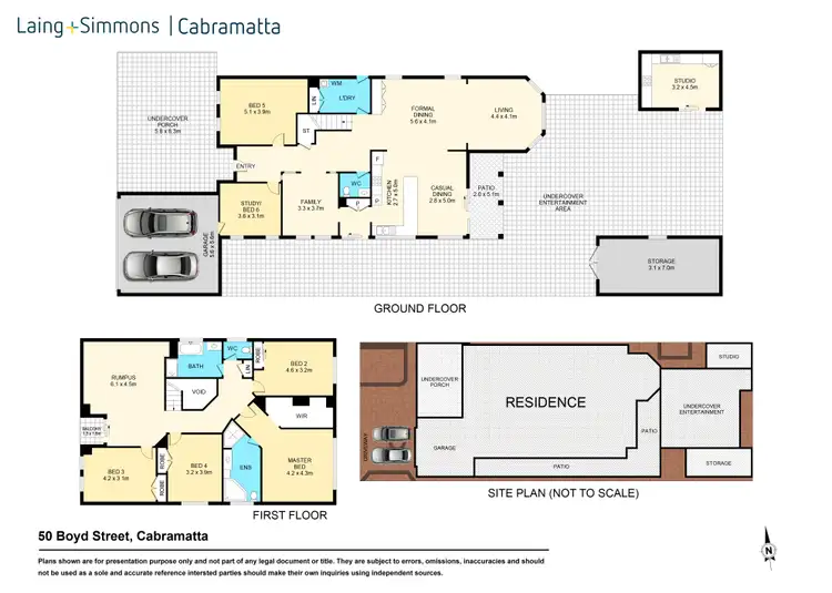 Floorplan of Homely house listing, 50 Boyd Street, Cabramatta West NSW 2166