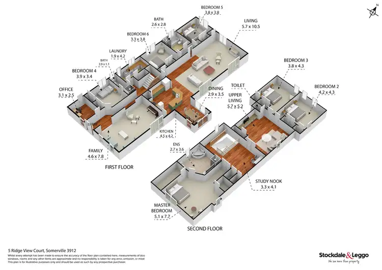 Floorplan of Homely house listing, 5 Ridge View Court, Somerville VIC 3912