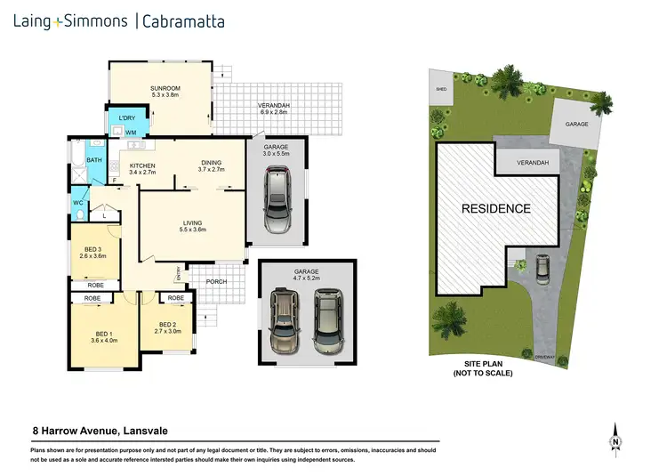 Floorplan of Homely house listing, 8 Harrow Avenue, Lansvale NSW 2166