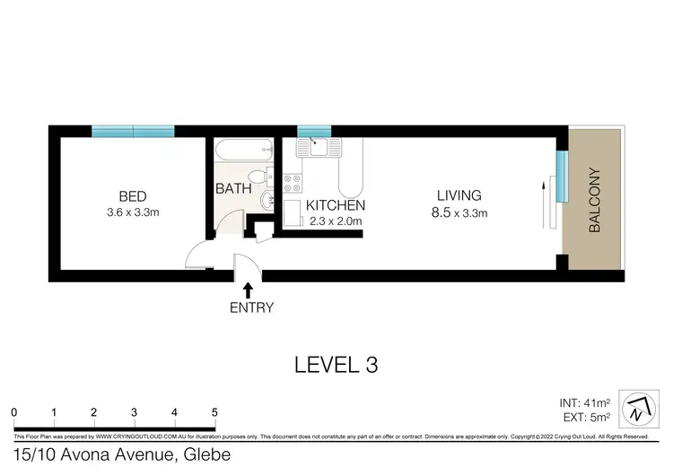 Floorplan of Homely unit listing, 15/10 Avona Avenue, Glebe NSW 2037