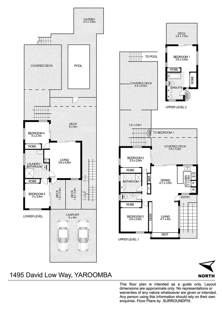 Floorplan of Homely house listing, 1495 David Low Way, Yaroomba QLD 4573