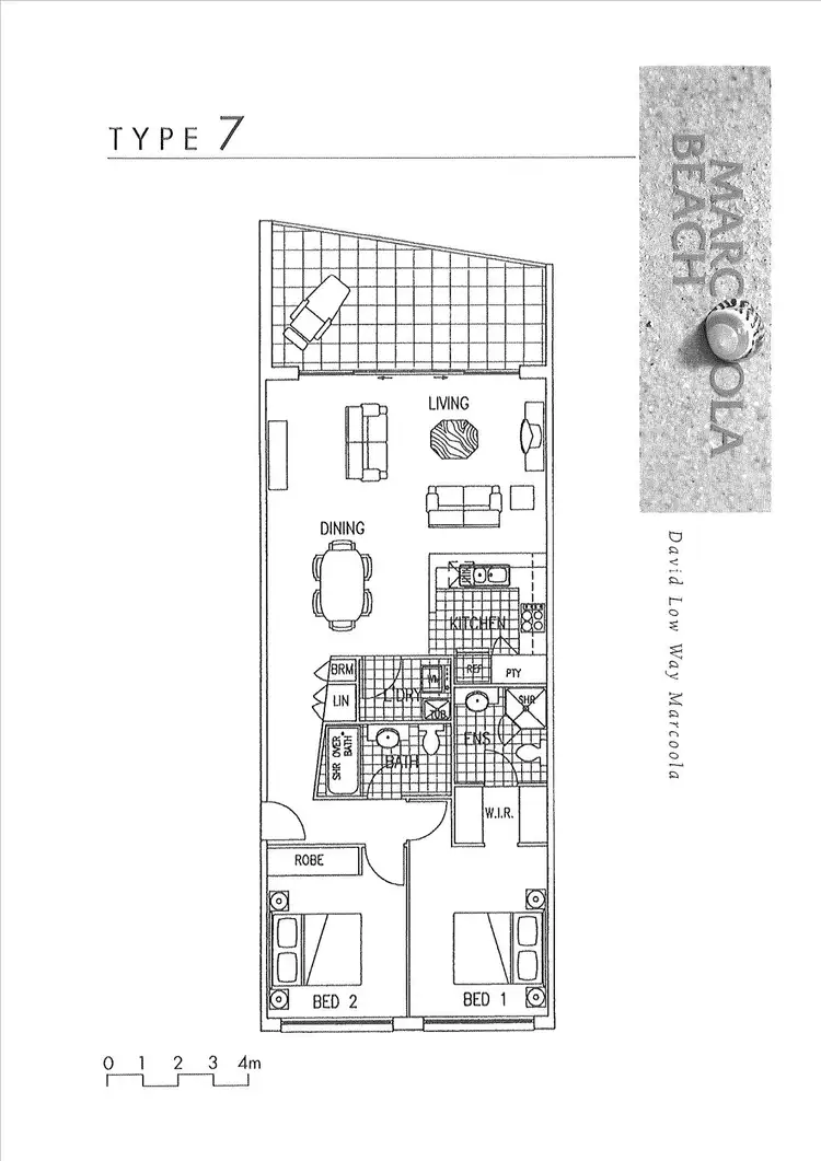 Floorplan of Homely unit listing, U8/885 David Low Way, Marcoola QLD 4564