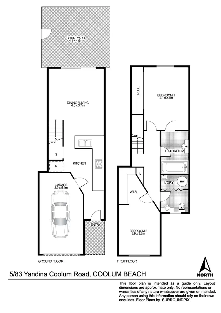 Floorplan of Homely unit listing, 5/83 Yandina Coolum Road, Coolum Beach QLD 4573