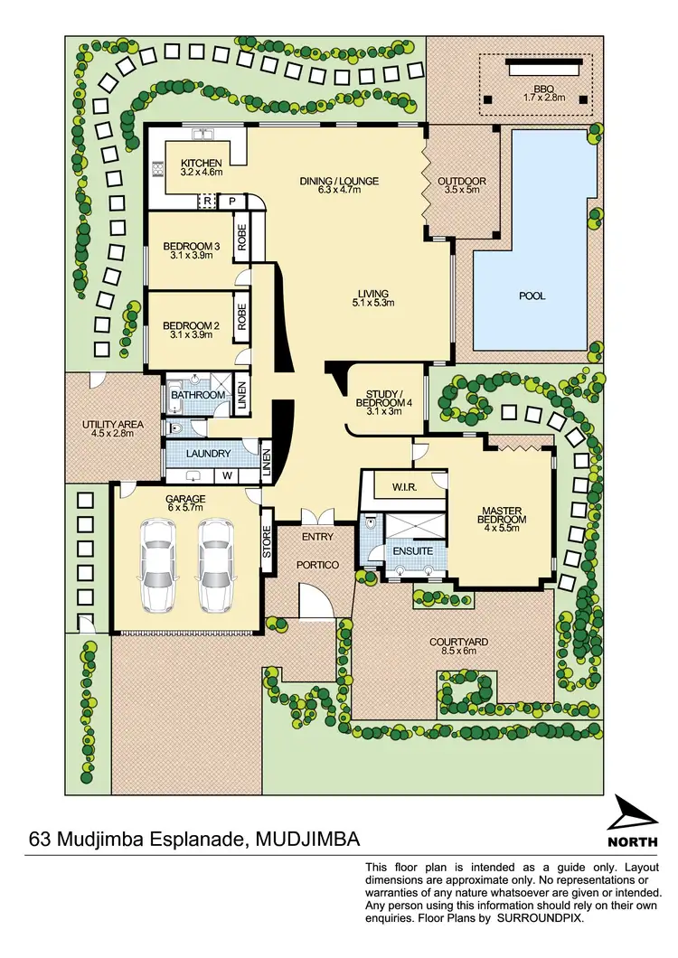 Floorplan of Homely house listing, 63 Mudjimba Esplanade, Mudjimba QLD 4564