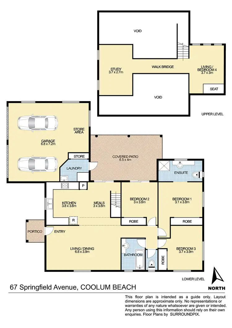 Floorplan of Homely house listing, 67 Springfield Avenue, Coolum Beach QLD 4573
