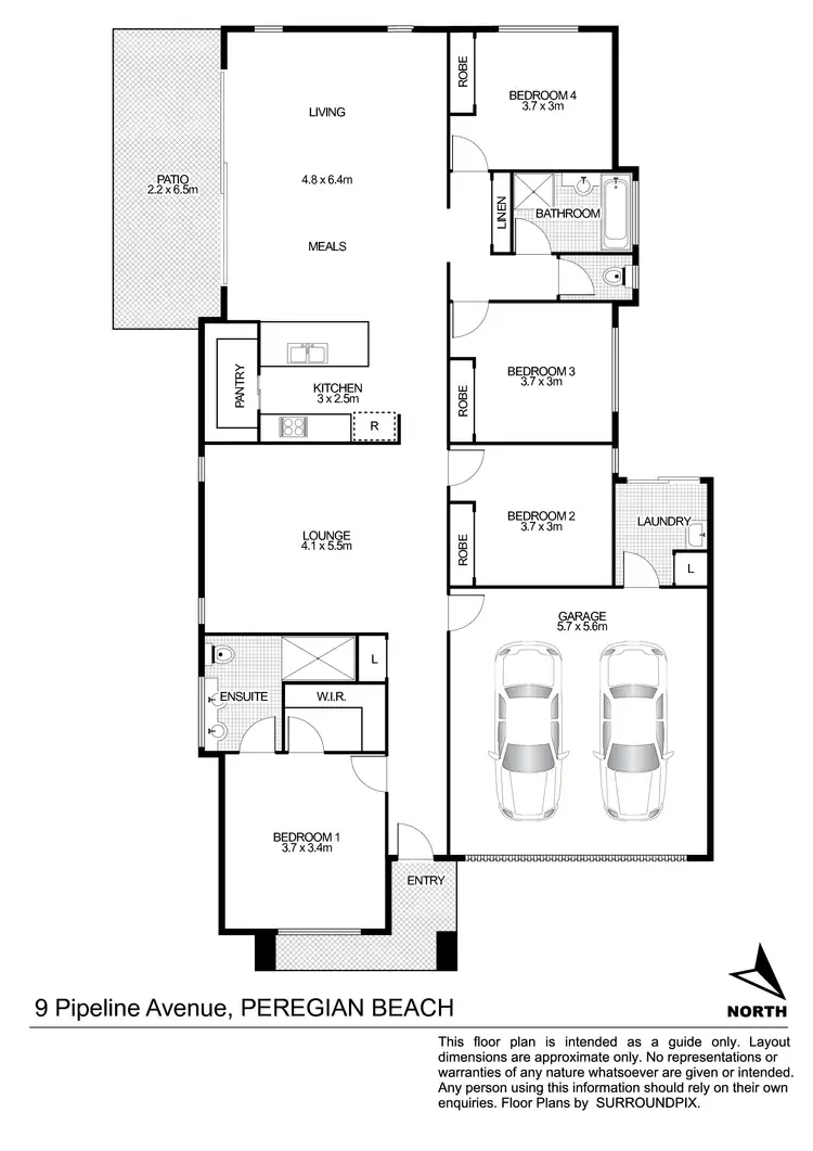 Floorplan of Homely house listing, 9 Pipeline Avenue, Peregian Beach QLD 4573