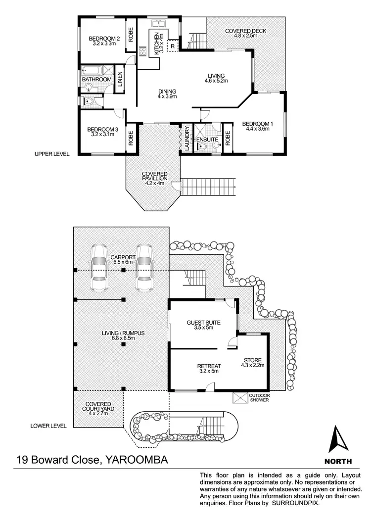 Floorplan of Homely house listing, 19 Boward Close, Yaroomba QLD 4573