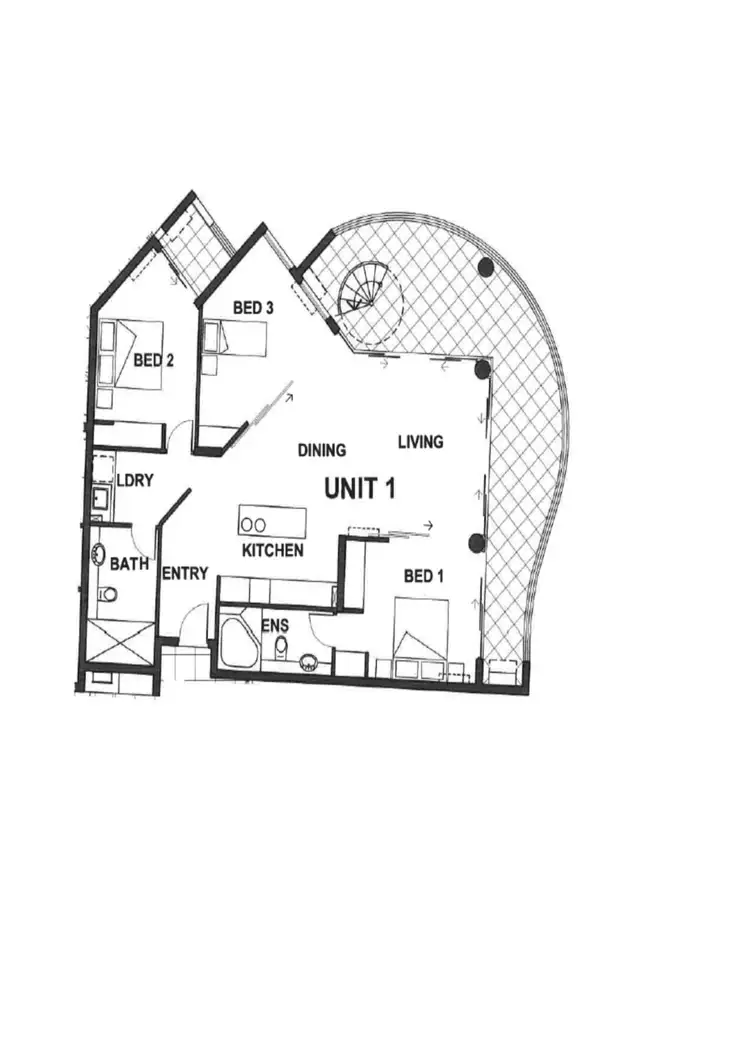 Floorplan of Homely unit listing, U3601/923 David Low Way, Marcoola QLD 4564
