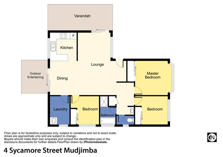 Floorplan of Homely house listing, 4 Sycamore Street, Mudjimba QLD 4564