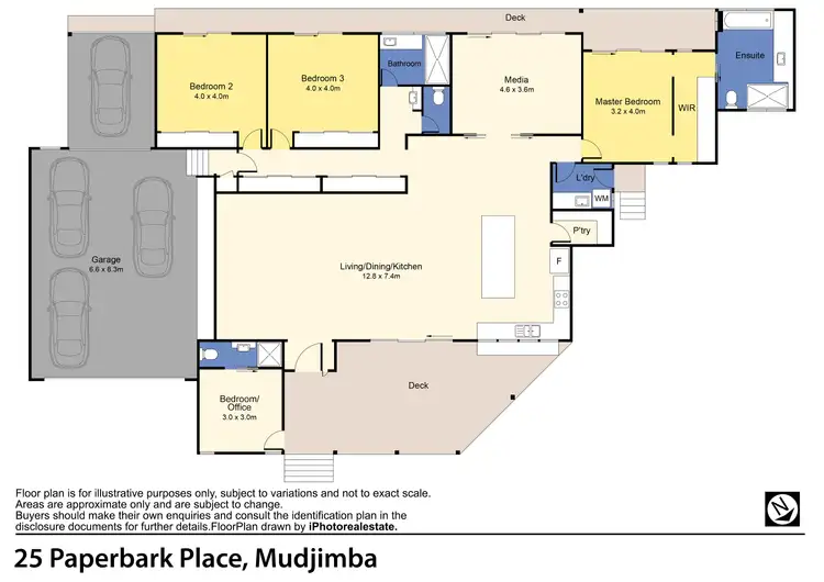 Floorplan of Homely house listing, 25 Paperbark Place, Mudjimba QLD 4564