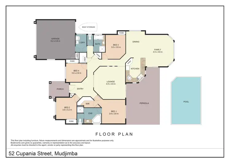Floorplan of Homely house listing, 52 Cupania Street, Mudjimba QLD 4564