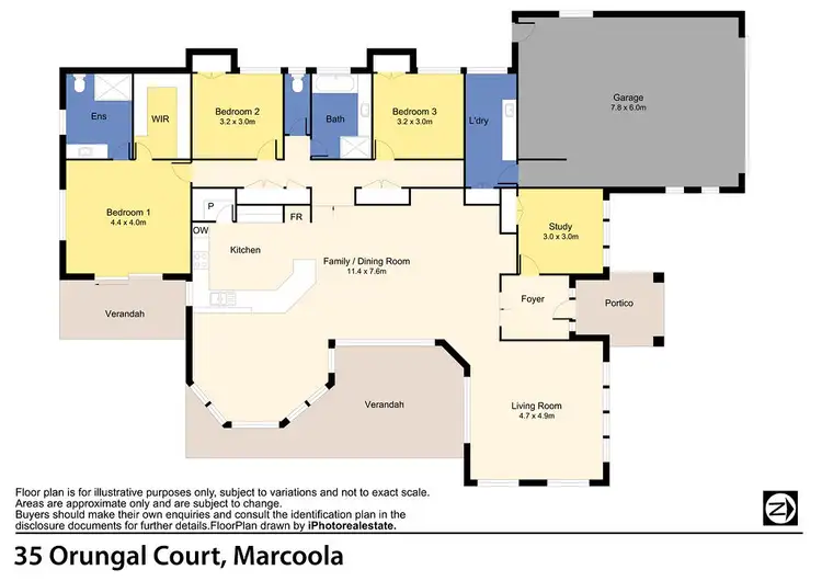 Floorplan of Homely house listing, 35 Orungal Court, Marcoola QLD 4564