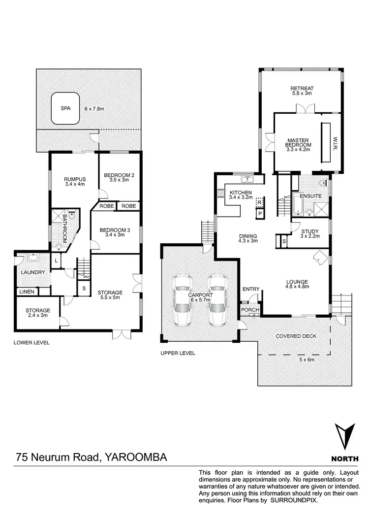 Floorplan of Homely house listing, 75 Neurum Road, Yaroomba QLD 4573
