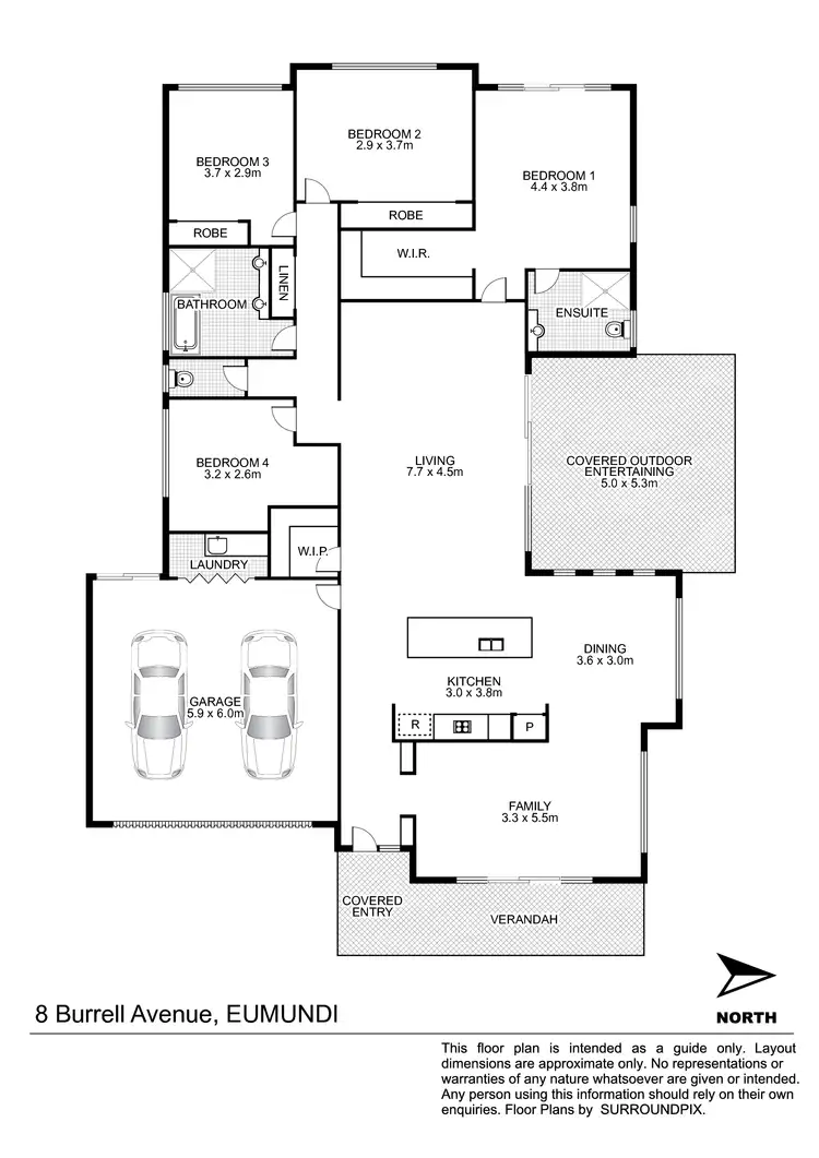 Floorplan of Homely house listing, 8 Burrell Avenue, Eumundi QLD 4562