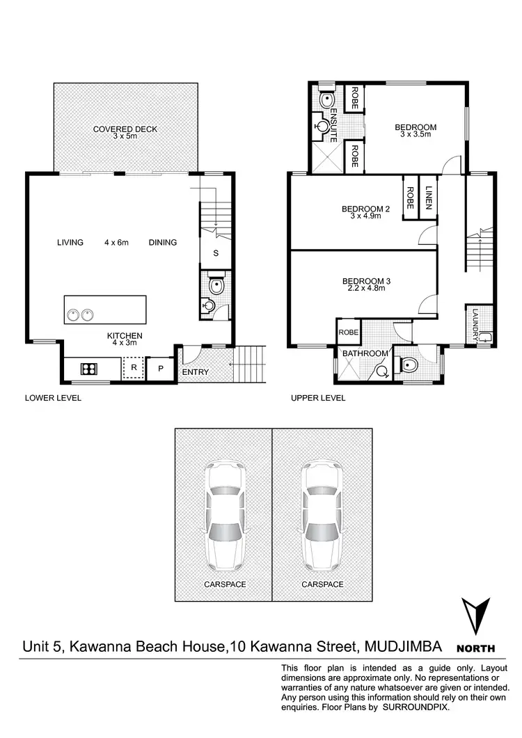 Floorplan of Homely unit listing, U5/10-12 Kawanna Street, Mudjimba QLD 4564