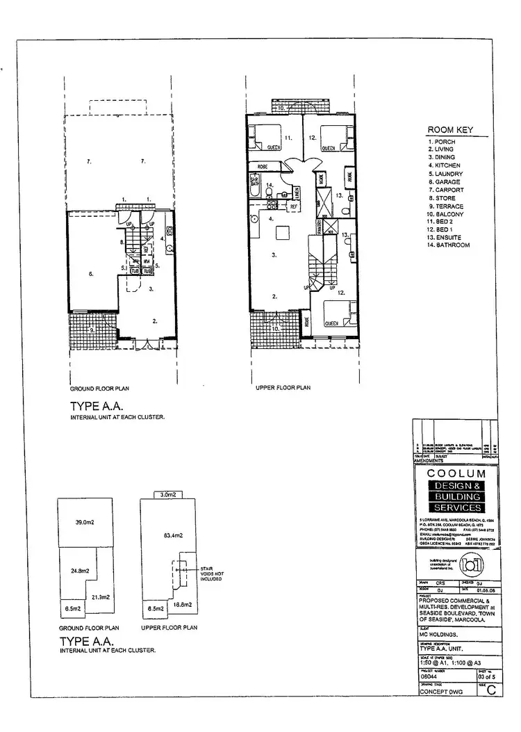 Floorplan of Homely unit listing, U15/35 Seaside Boulevard, Marcoola QLD 4564
