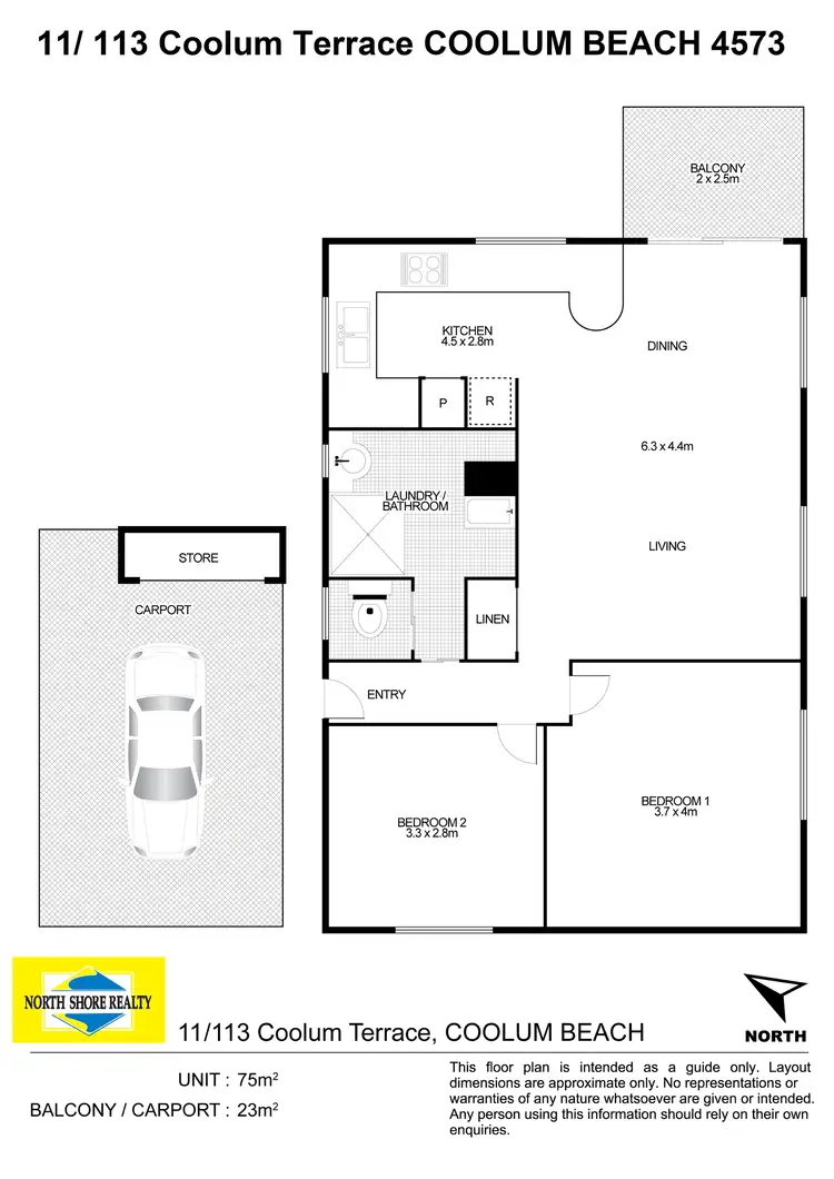 Floorplan of Homely unit listing, 11/113 Coolum Terrace, Coolum Beach QLD 4573