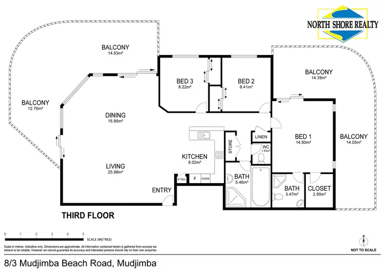 Floorplan of Homely unit listing, U8/3 Mudjimba Beach Road, Mudjimba QLD 4564