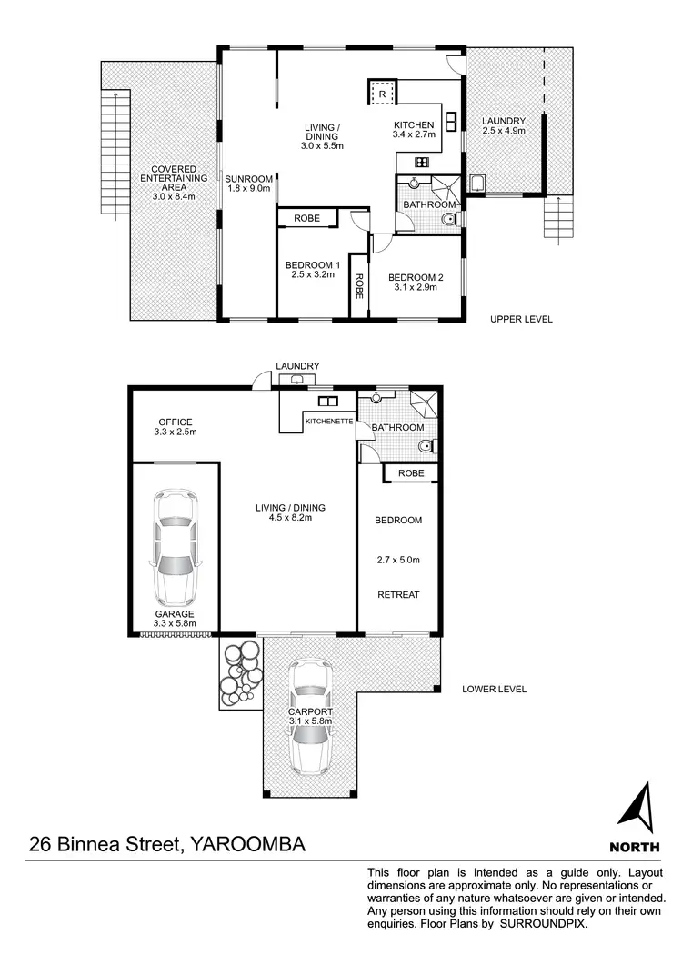 Floorplan of Homely house listing, 26 Binnea Street, Yaroomba QLD 4573