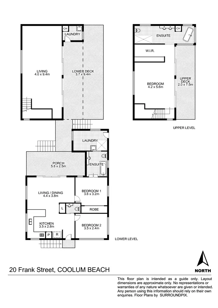 Floorplan of Homely house listing, 20 Frank Street, Coolum Beach QLD 4573