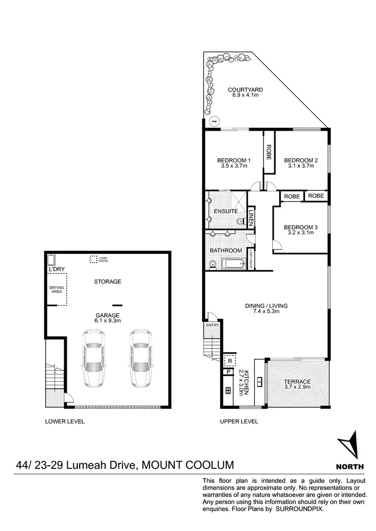 Floorplan of Homely unit listing, 44/23 Lumeah Drive, Mount Coolum QLD 4573