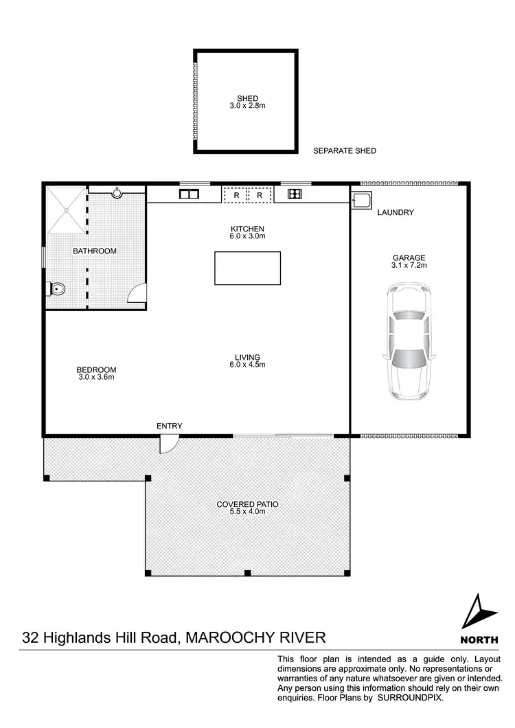 Floorplan of Homely house listing, 32 Highlands Hill Road, Maroochy River QLD 4561
