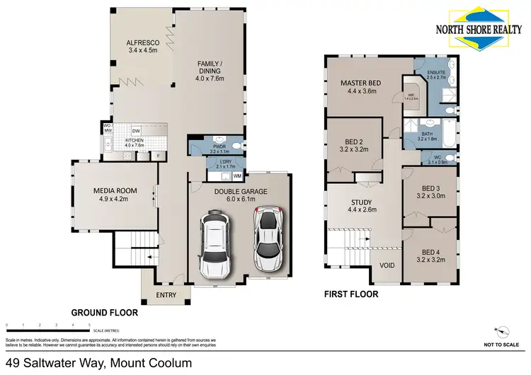 Floorplan of Homely house listing, 49 Saltwater Way, Mount Coolum QLD 4573